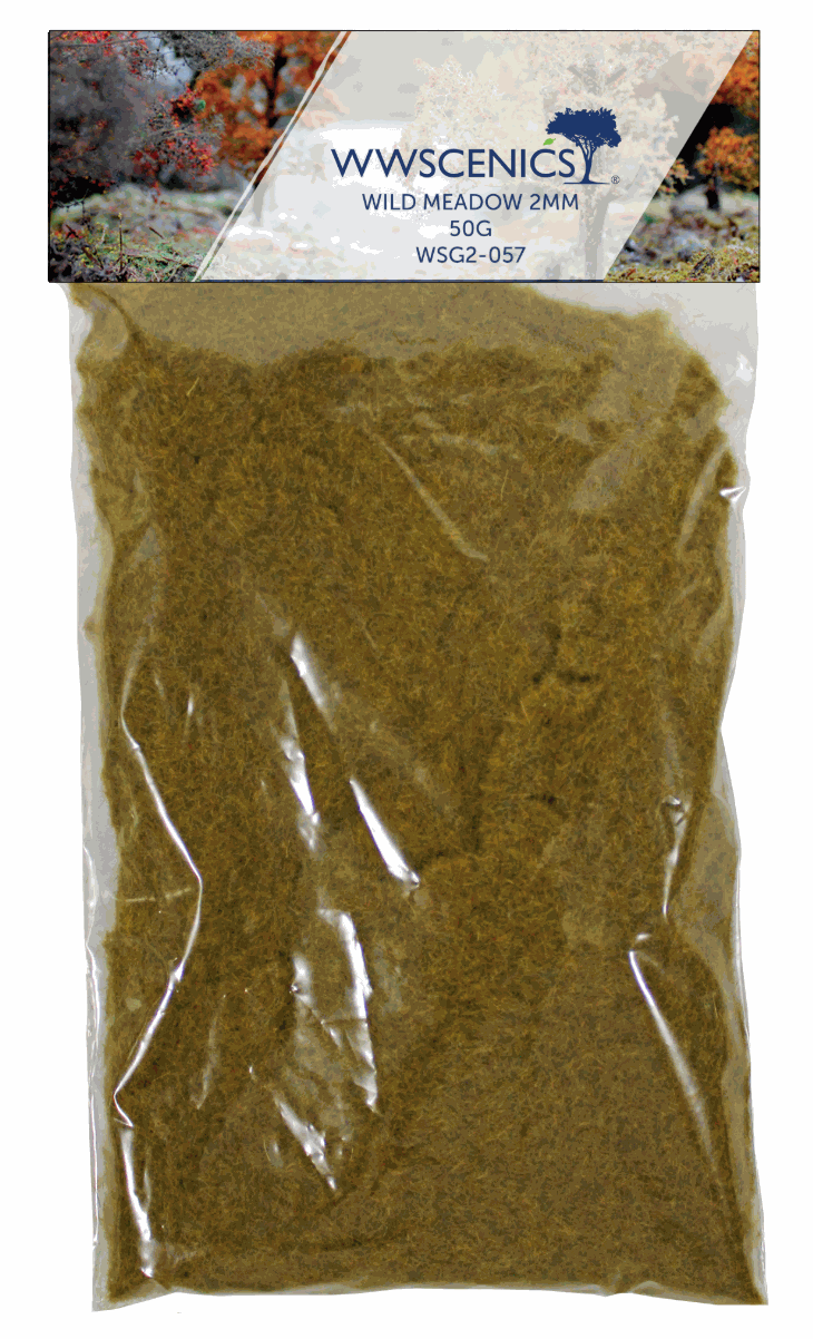 WWScenics 2mm Wild Meadow Static Grass 50g