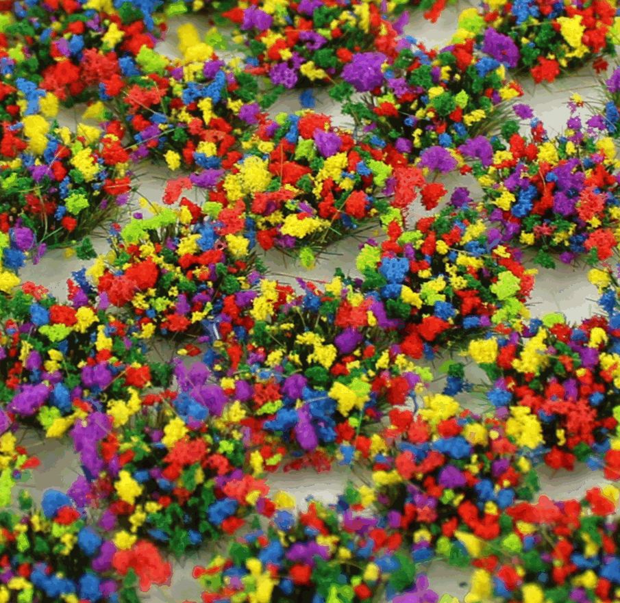 WWScenics 4mm Mixed Flower Tufts