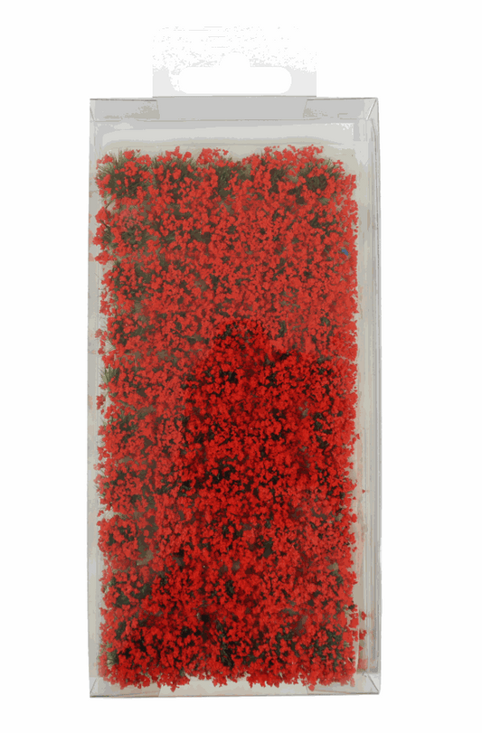 WWScenics 6mm poppy tufts self-adhesive static grass for model scenery and dioramas