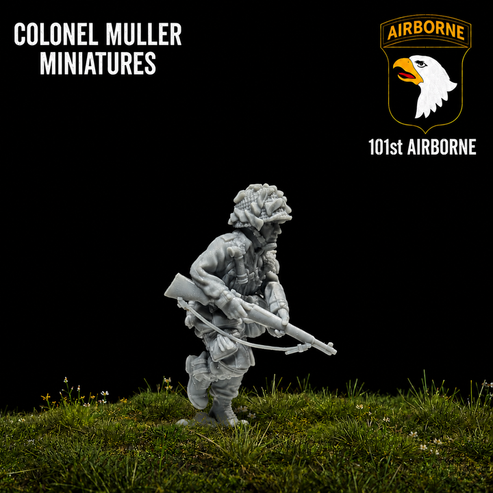 28mm WW2 US AIRBORNE RIFLEMAN Joe Paterson