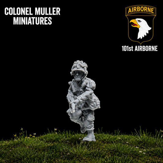 28mm WW2 US AIRBORNE RIFLEMAN Joe Paterson