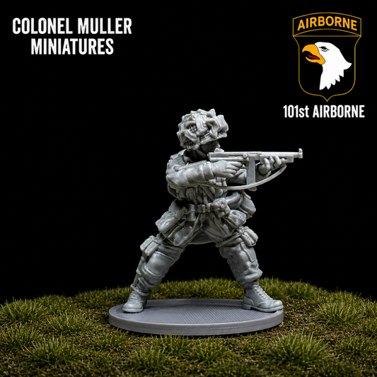 28mm WW2 US AIRBORNE SMG1 New pose