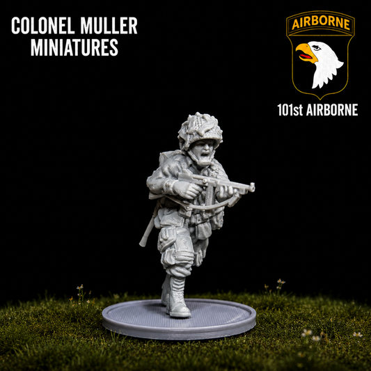 28mm WW2 US AIRBORNE SMG3