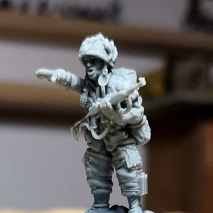 28mm WW2 US paratrooper NCO