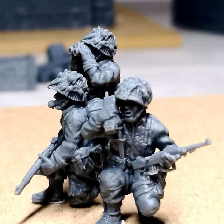 28mm WW2 US PARATROOPERS COMMAND GROUP 1