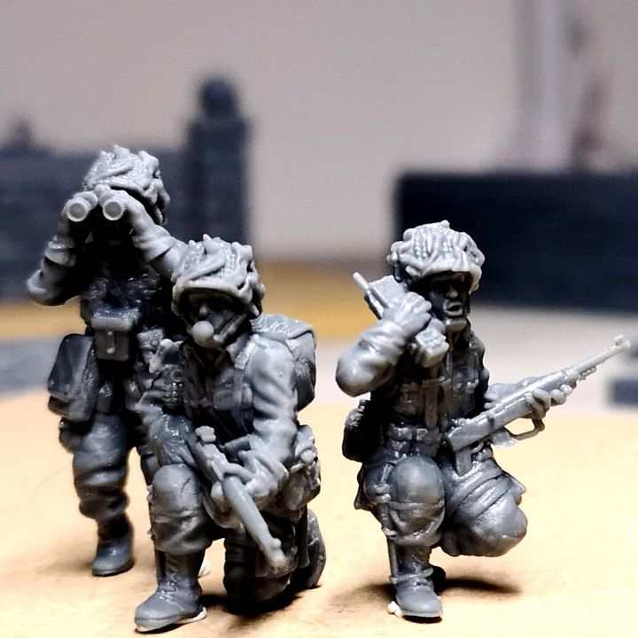 28mm WW2 US PARATROOPERS COMMAND GROUP 1