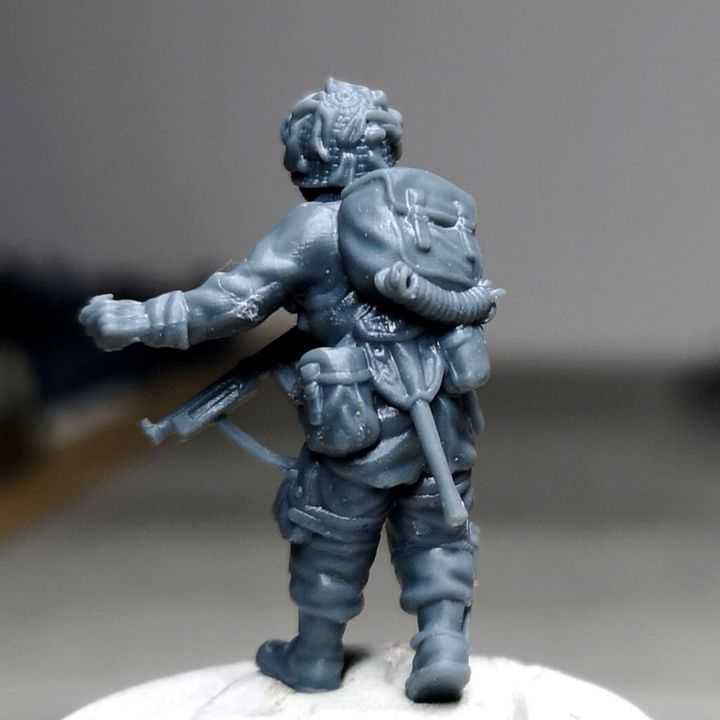28mm WW2 US PARATROOPER OFFICER/NCO SMG and GRENADE
