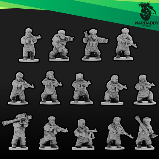 15mm Modern Afghan Fighters Group 2