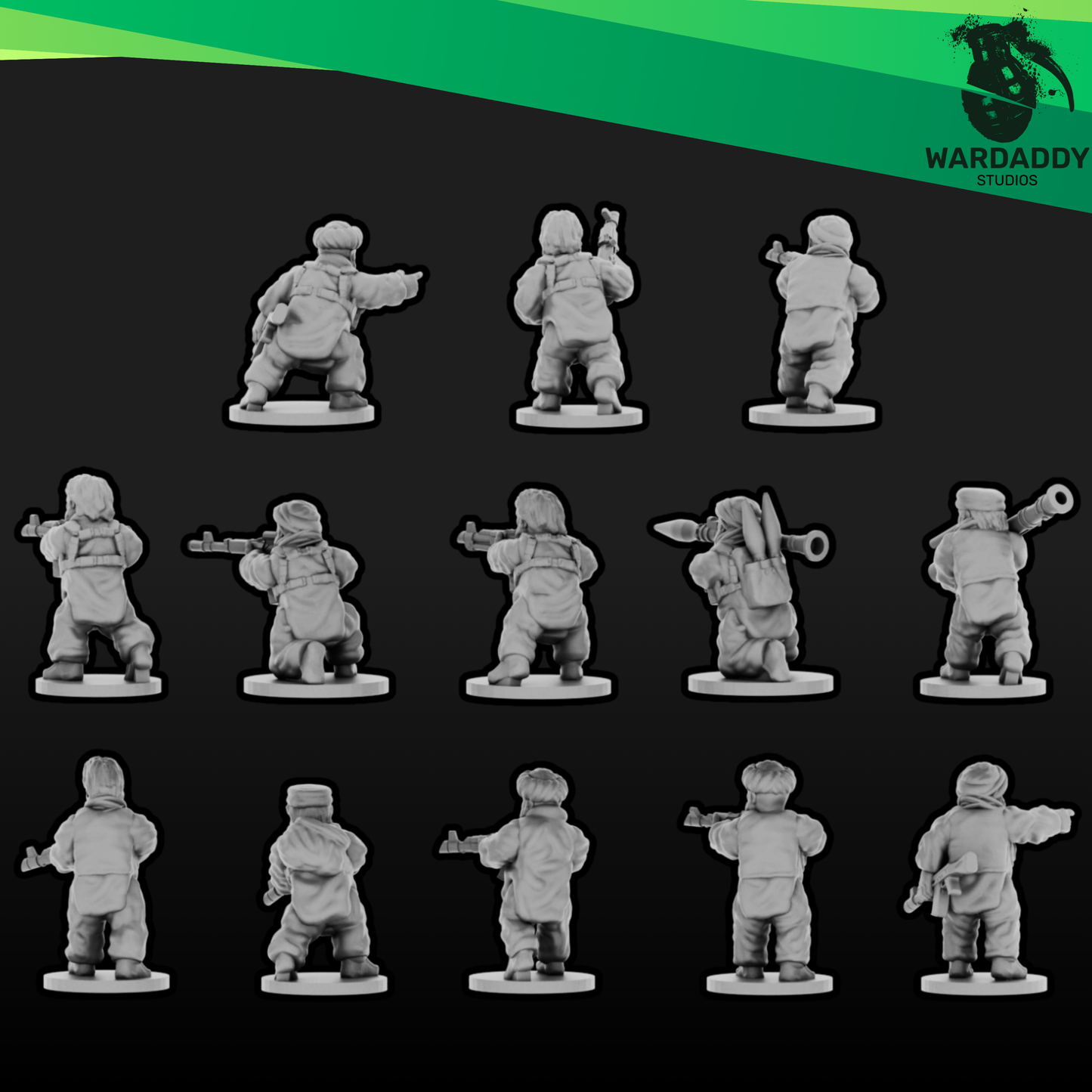 15mm Modern Afghan Fighters Group 1
