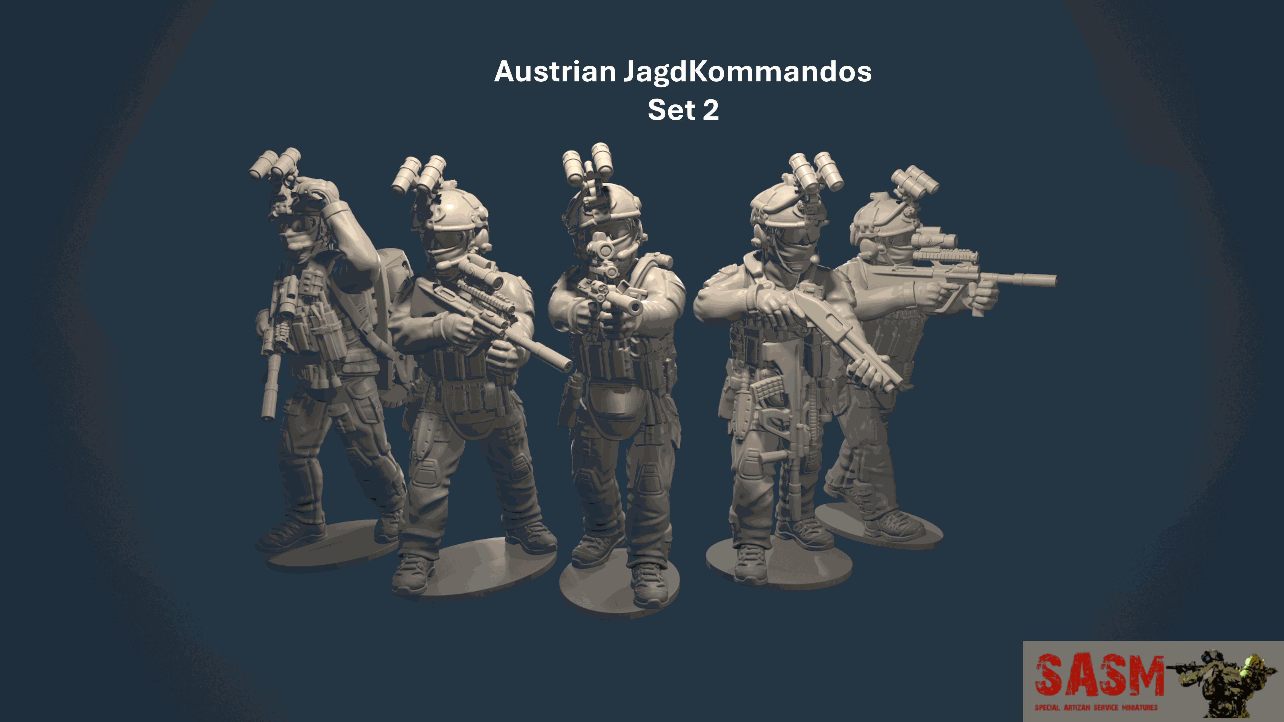 28mm Austrian Jagdkommandos Set - Highly Detailed Special Forces ...