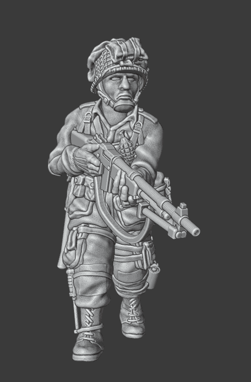 28mm WW2 US PARATROOPER WITH BAR