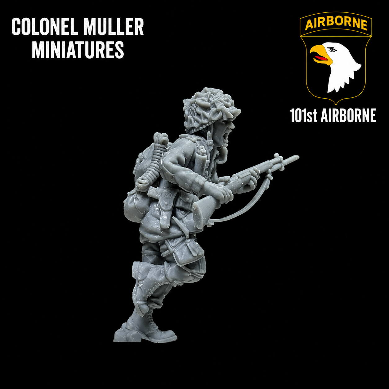 28mm WW2 US Airborne BAYONET JIM