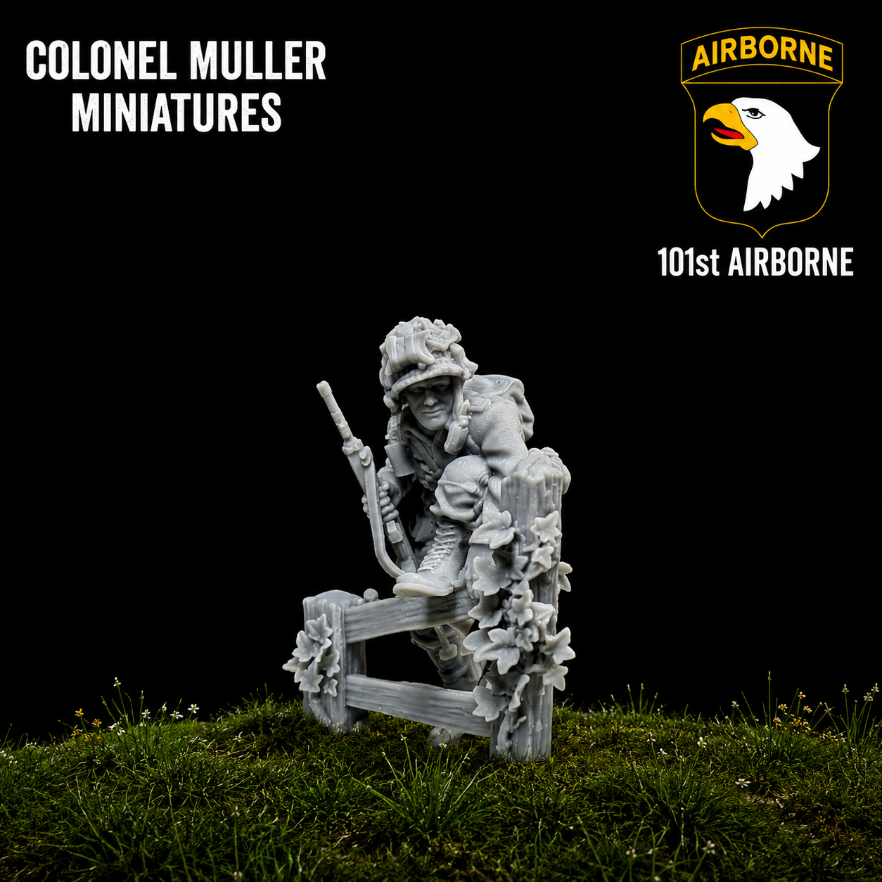 28mm WW2 US AIRBORNE RIFLEMAN Bill McCoy