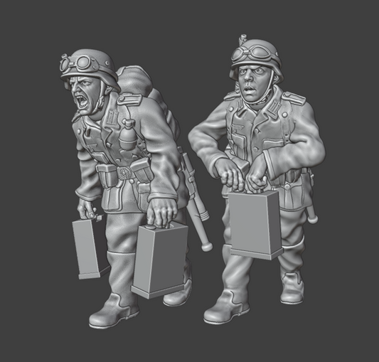 28mm WW2 German Infantry Demolition Charge Team 1