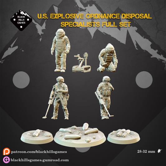 28mm Modern US Explosive Ordnance Disposal Set