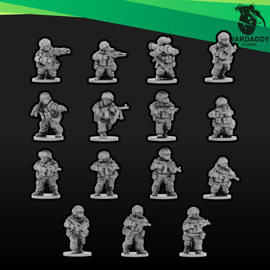 15mm Modern Ukrainian Infantry Squad 2
