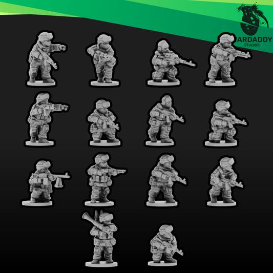 15mm Modern Russian Infantry Squad 1