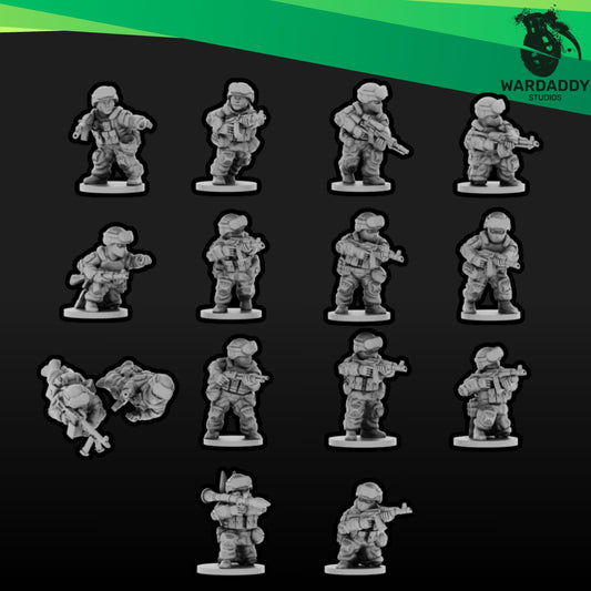 15mm Modern Russian Infantry Squad 2