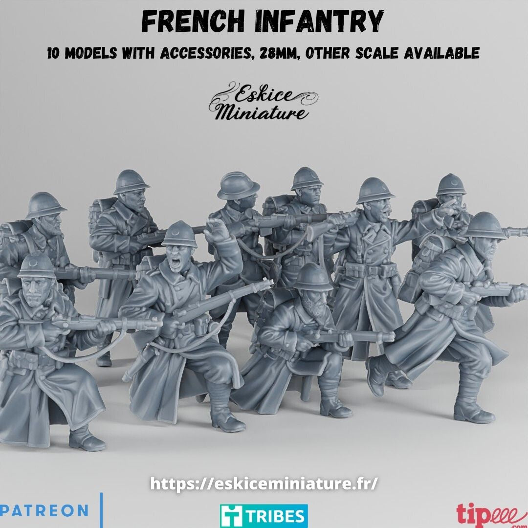 28mm WW2 French Infantry