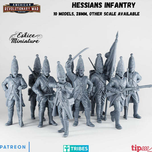 28mm Hessians American Revolutionary War