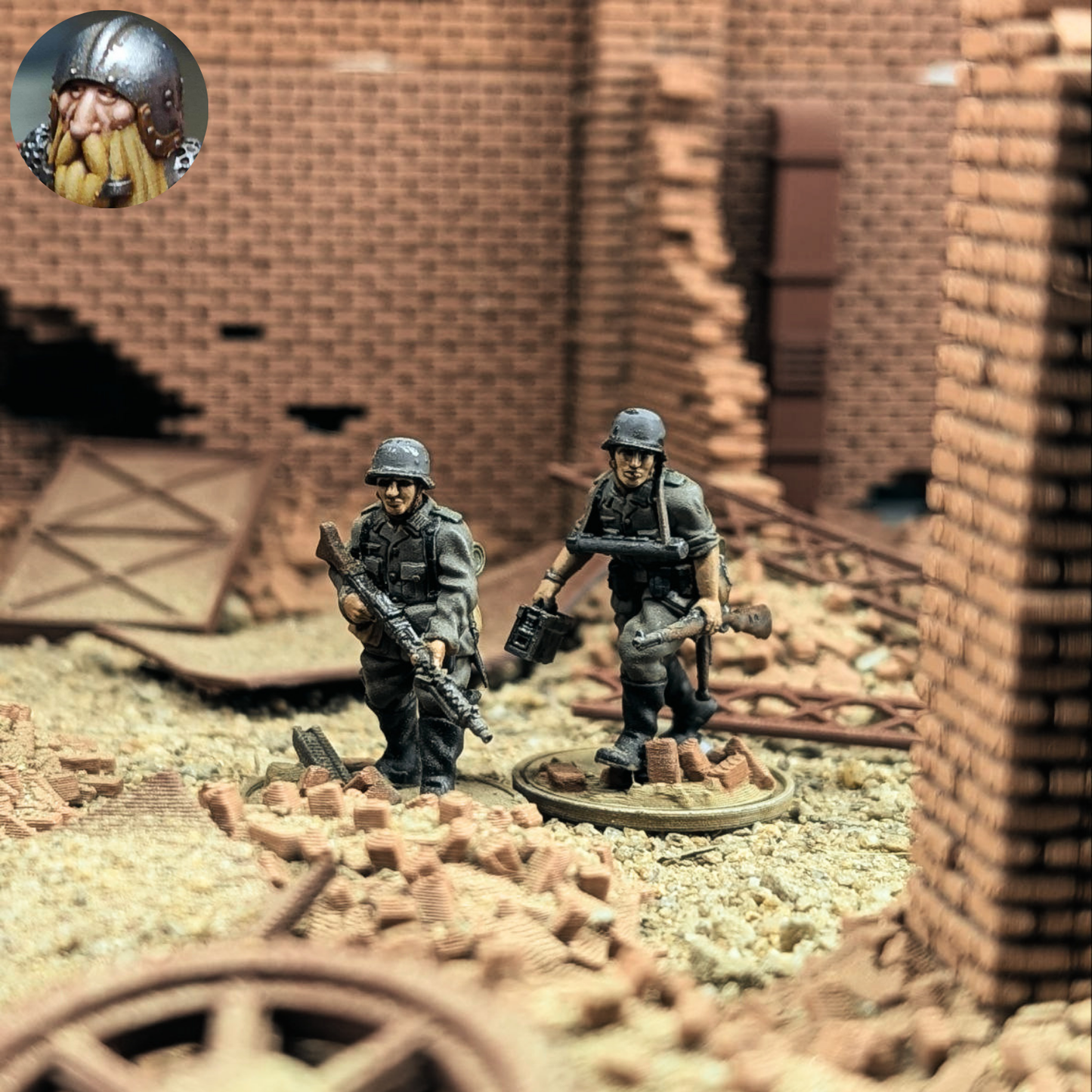 28mm WW2 German Infantry LMG 2