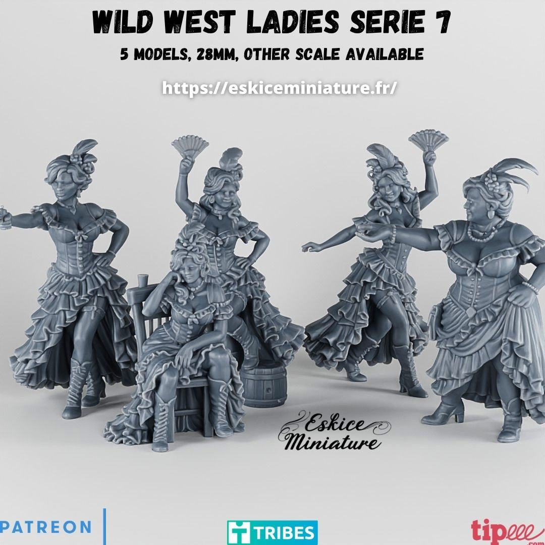 28mm Wild West Ladies