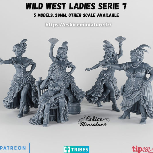 28mm Wild West Ladies
