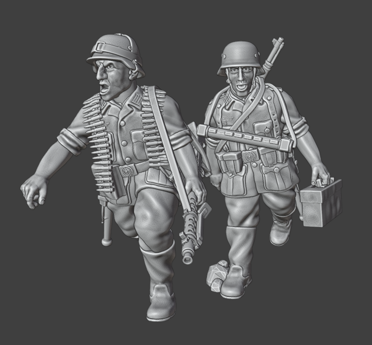28mm WW2 German Infantry LMG 1