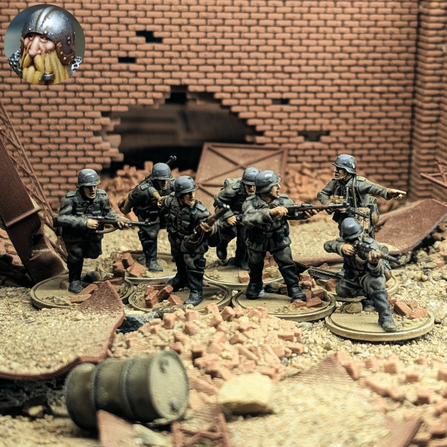 28mm WW2 German Infantry Squad 1