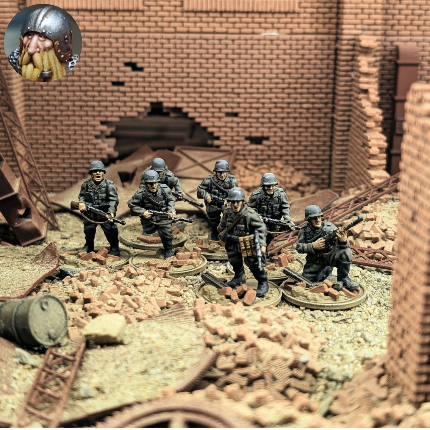 28mm WW2 German Infantry Squad 2