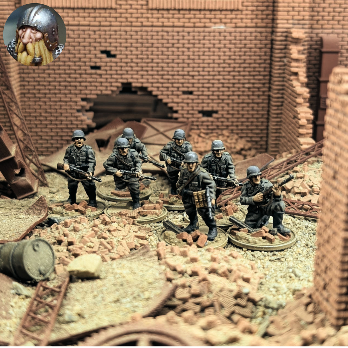 28mm WW2 German Infantry Squad 2