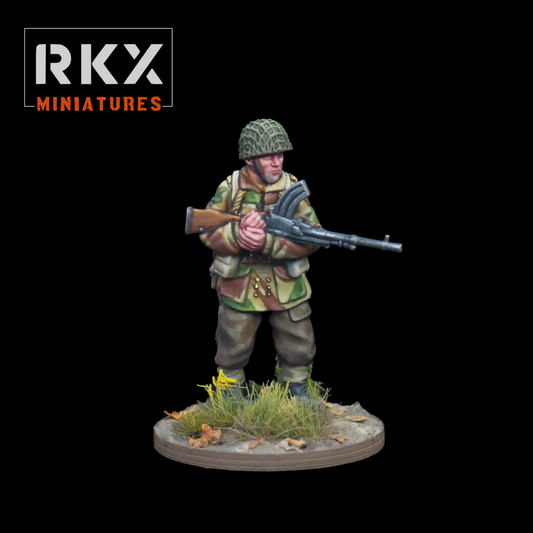 28mm British Airborne Paratrooper Bren Gunner
