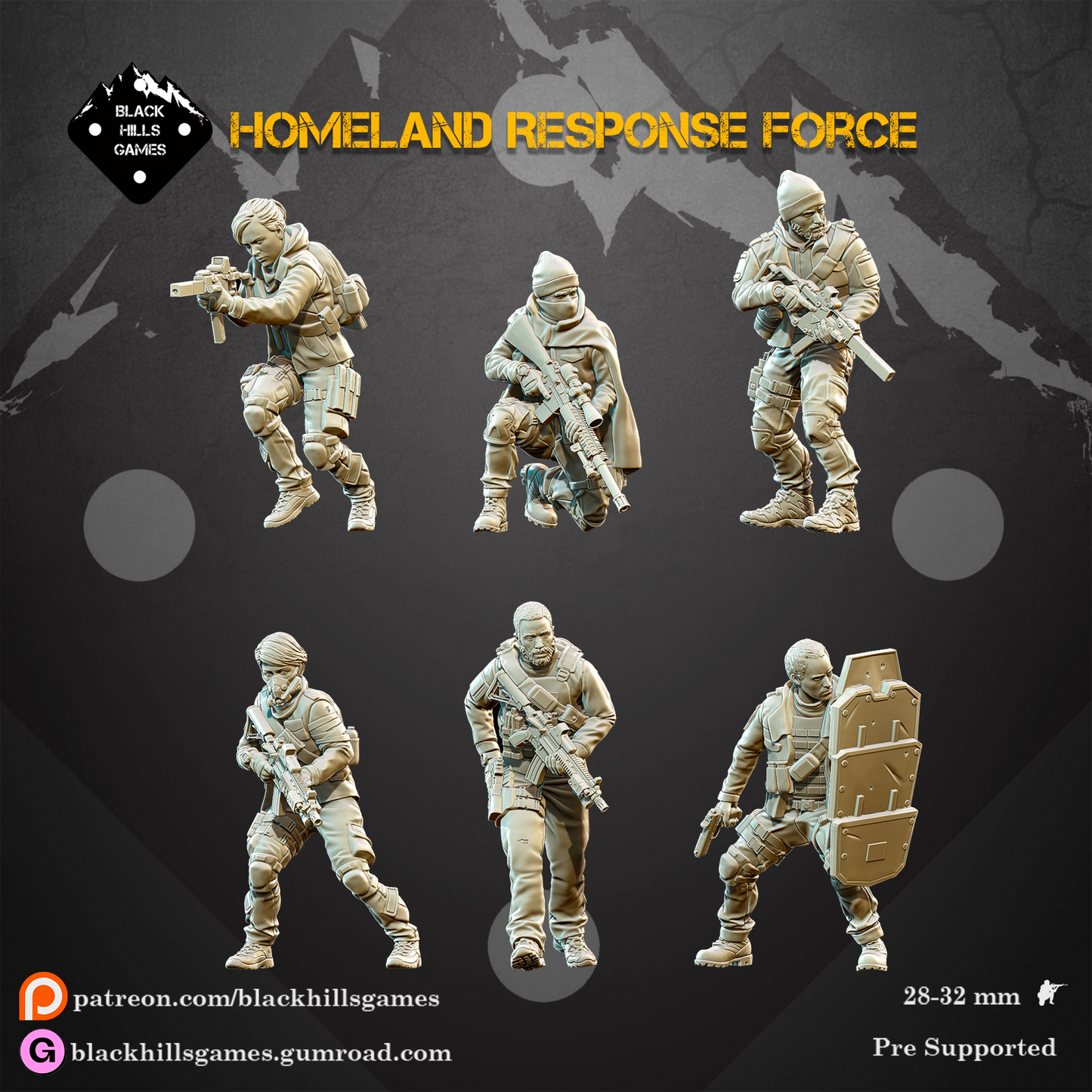 28mm Modern Homeland Response Force