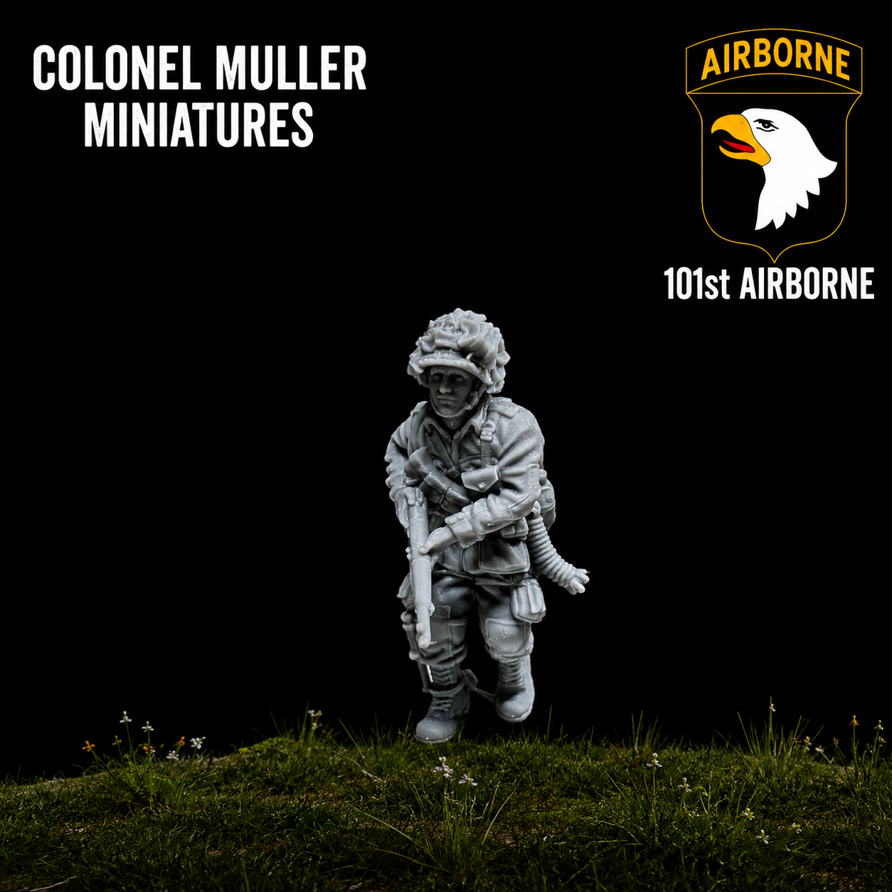 28mm WW2 US AIRBORNE Bouncing Rifleman