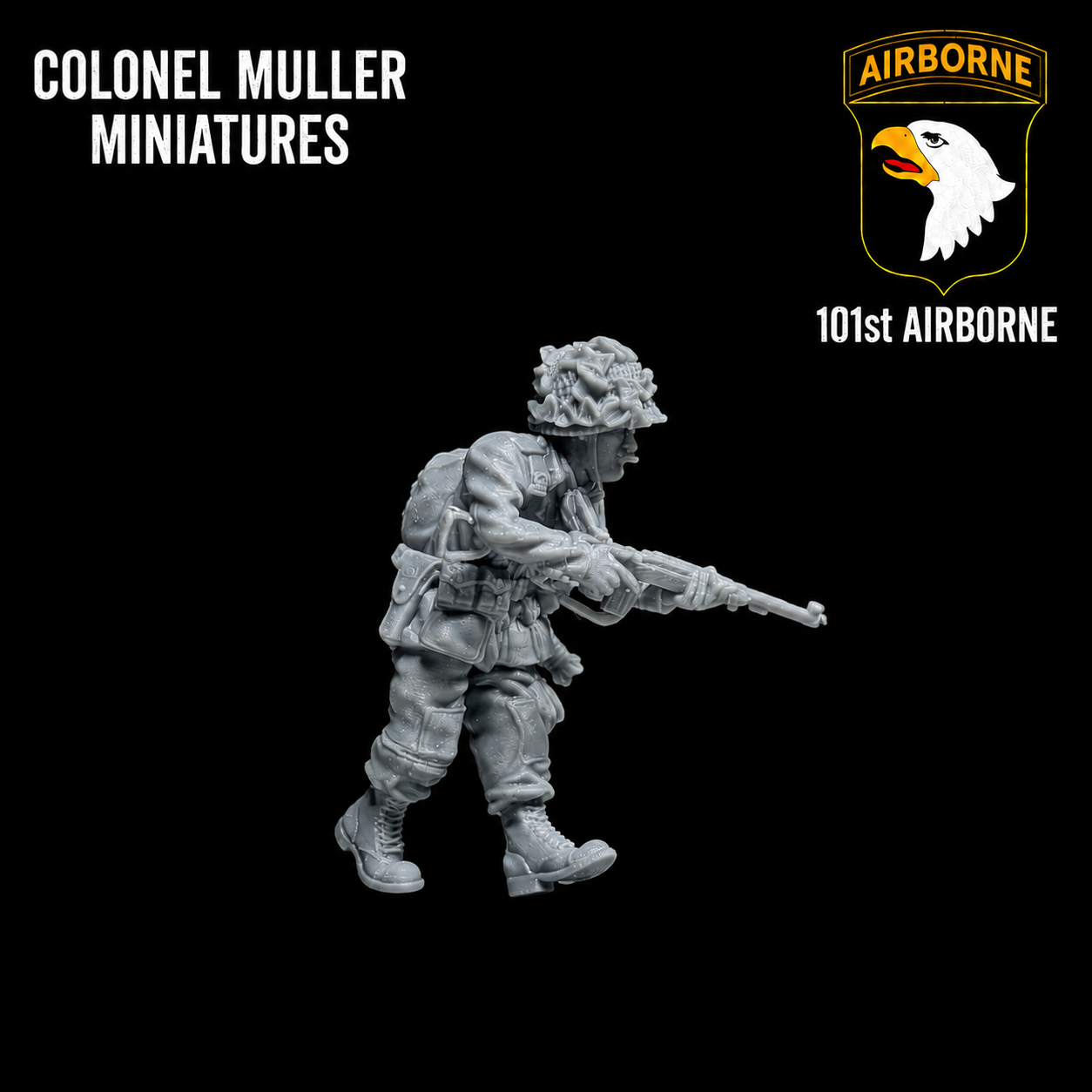 28mm WW2 US AIRBORNE Cautious Mike