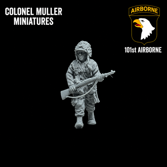 28mm WW2 US AIRBORNE Marching Wilson