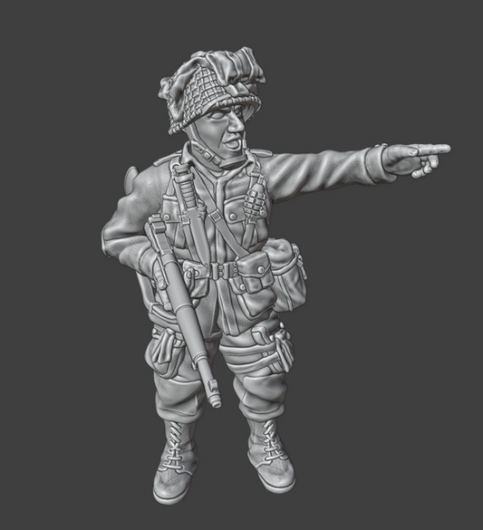 28mm WW2 US AIRBORNE NCO INDICATING