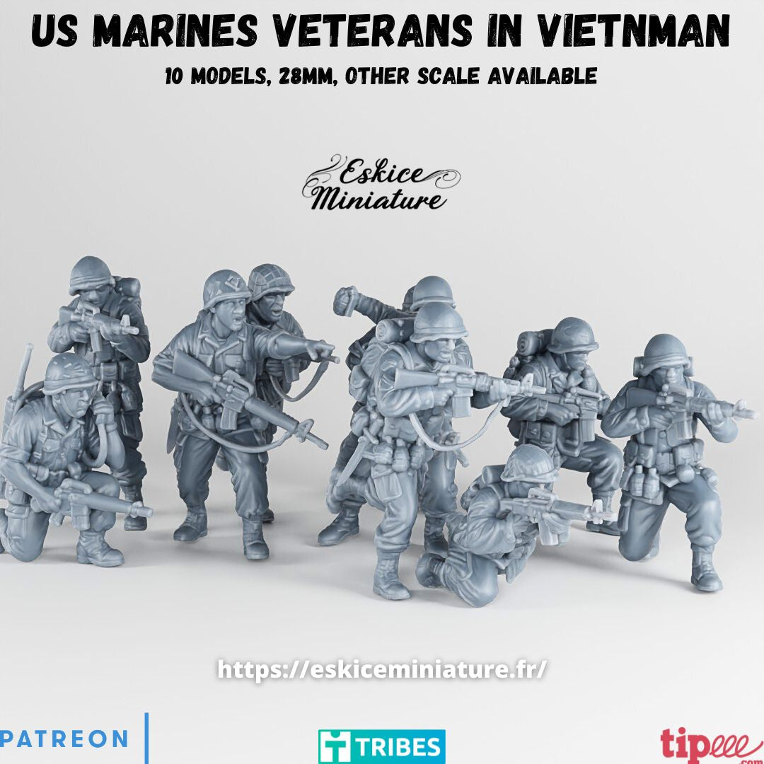 28mm US Marines in Vietnam