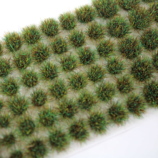 WWScenics 6mm summer self-adhesive grass tufts for model railway and diorama scenery
