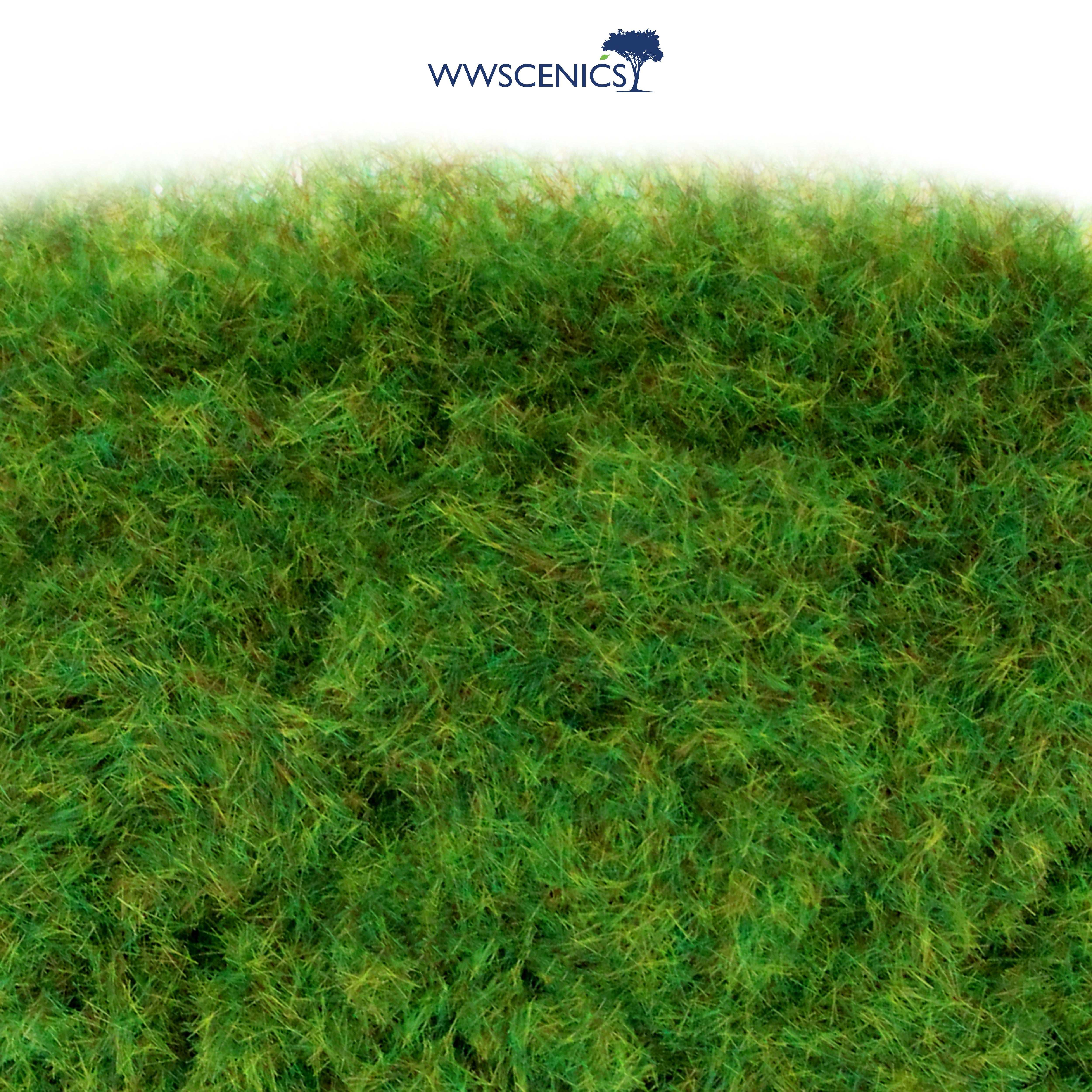 Mini Grass Static WWScenics 2mm Summer Static Grass - Vibrant Green Terrain Foliage ...