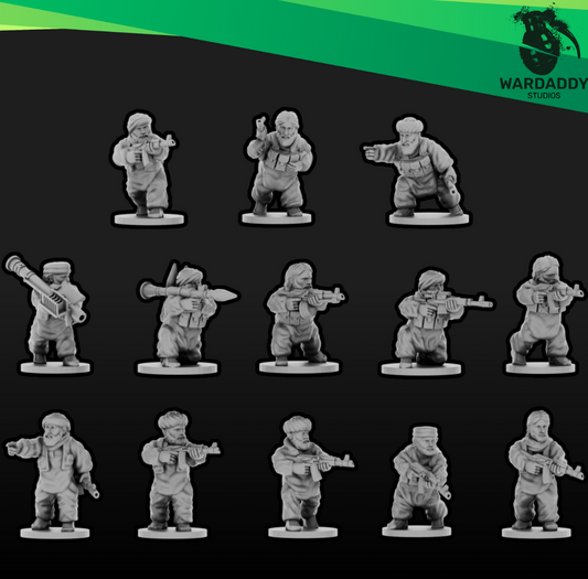 15mm Modern Afghan Fighters Group 1