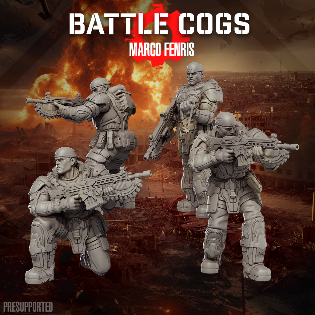 32mm Battle Cogs Marco Fenris