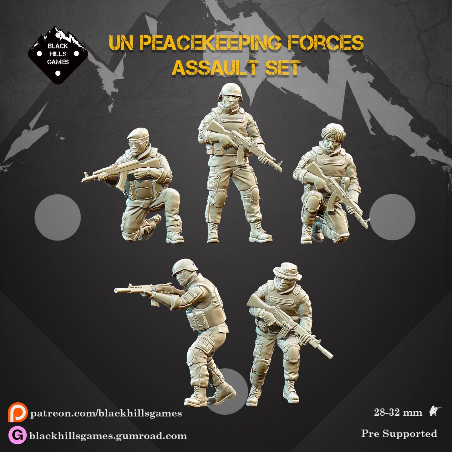 28mm Modern UN Peacekeeping Forces Full Set