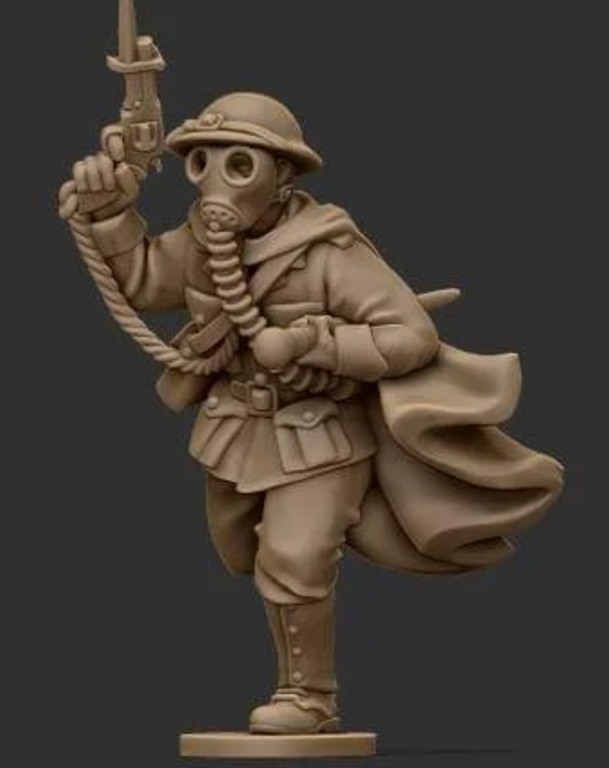 28mm WW1 British Officer 1