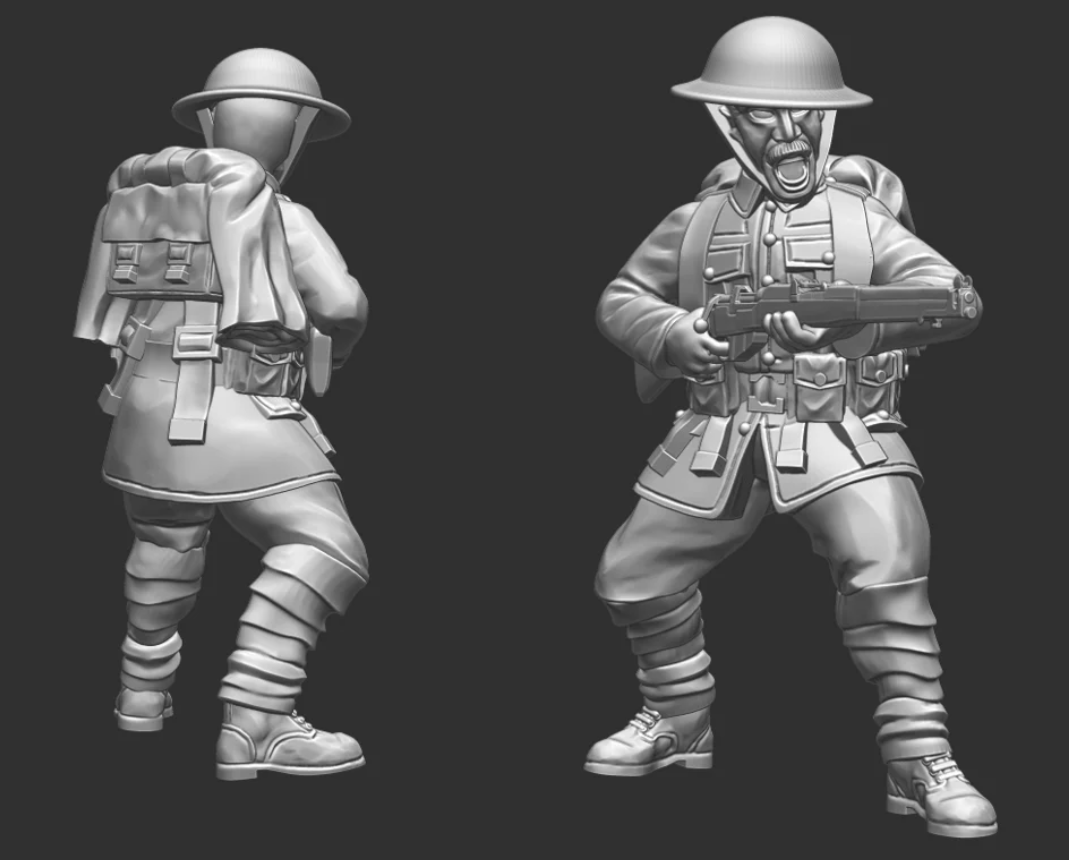 28mm WW1 British Army Soldier 4
