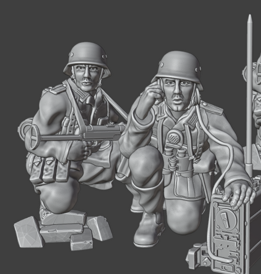 28mm WW2 German Infantry Forward Observer