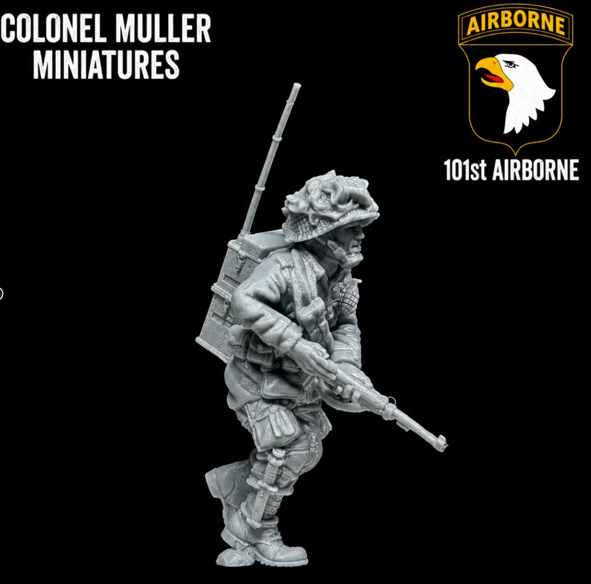 28mm WW2 US AIRBORNE Radioman Francis