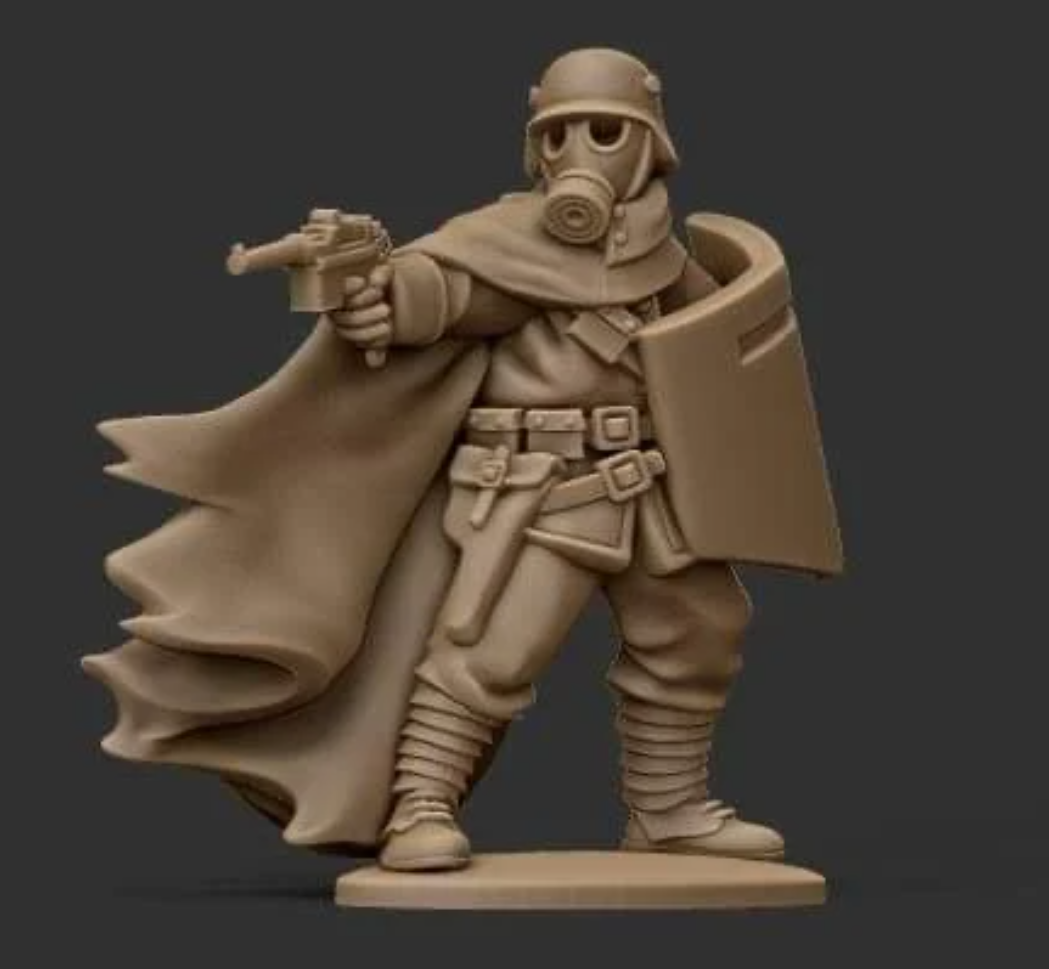 28mm WW1 German Officer 1