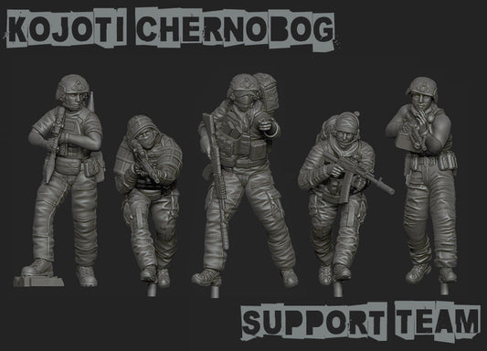 28mm Modern GUNSLINGER: Kojoti Chernobog 'Support Team'