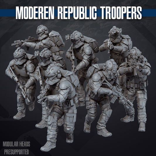 32mm Modern Republic Troops